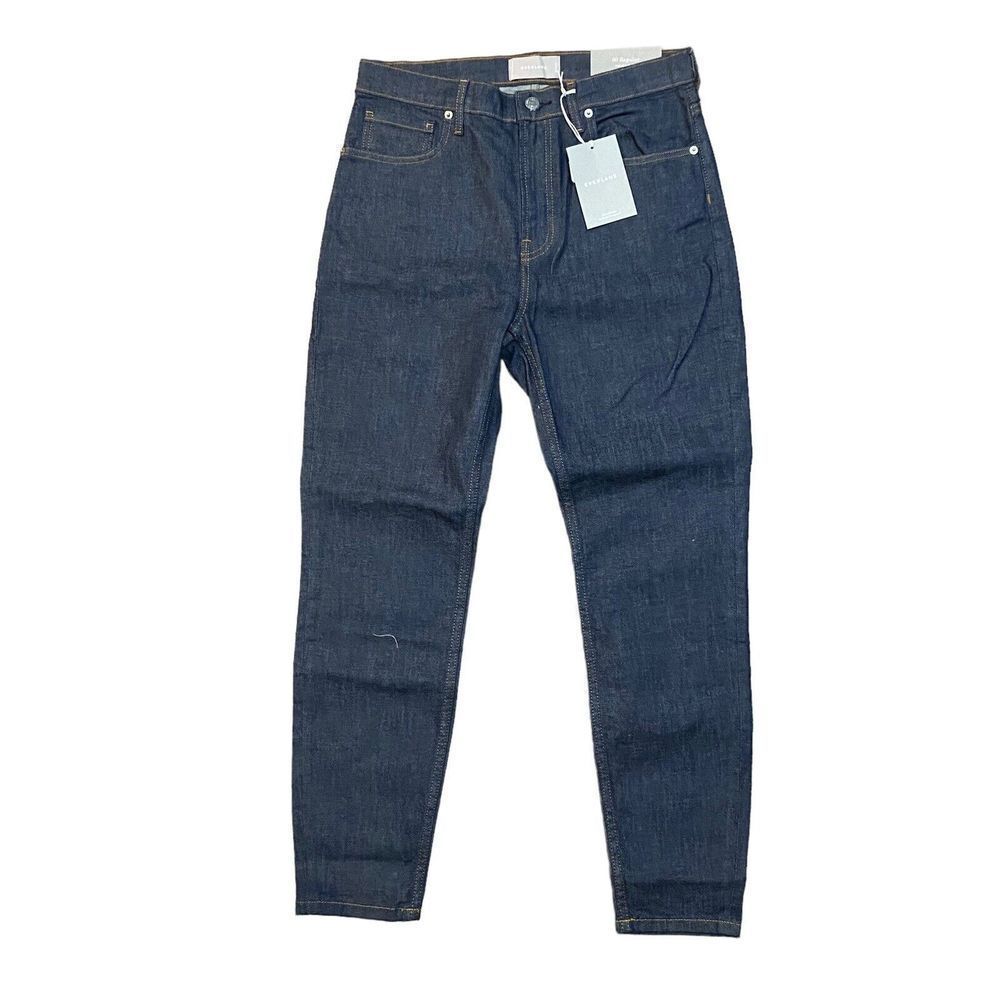 NEW EVERLANE THE HIGH RISE SKINNY JEANS IN DARK INDIGO SIZE 30